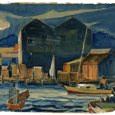 Evening (Pre-Conservation): © Key West Art & Historical Society