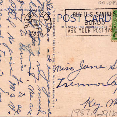 The Florida Everglades, Scene Along the Tamiami Trail: © Key West Art & Historical Society