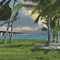 Seven Mile Bridge Between Key West and Mainland, Fla.