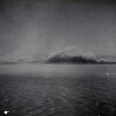 Hurricane waves breaking along Roosevelt Road