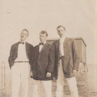 Three men (Stirvant, Hilliard, and Pope): Copyright: © Key West Art & Historical Society; Origformat: Print-Photographic