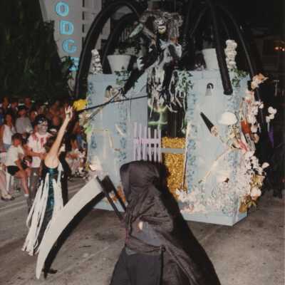 A float in the parade.