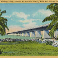 Overseas Highway Bridge, Between the Mainland and Key West, Fla., as Seen from Pigeon Key
