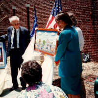 Mario Sanchez and Secretary of State Sandra Worthen