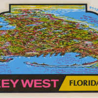 Aerial Key West Travel Decal