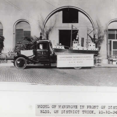 Model of Lighthouse Tender 'Mangrove'