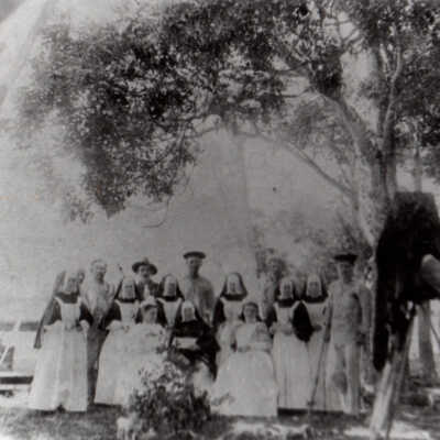 Sisters and Patients at the Convent of Mary Immaculate