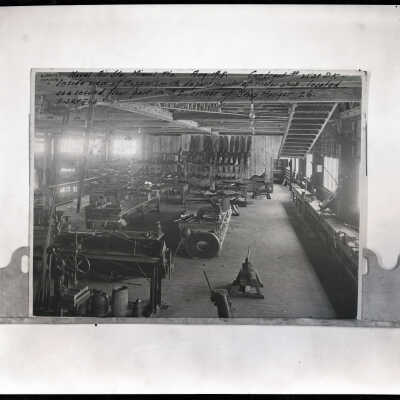 Inside View of Coppersmith Department at Miami Naval Air Station