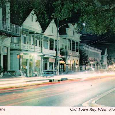 Night Scene, Old Town, Key West
