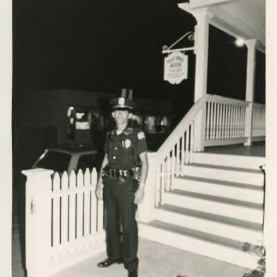 An unknown cop in uniform