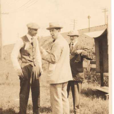 Three unknown men