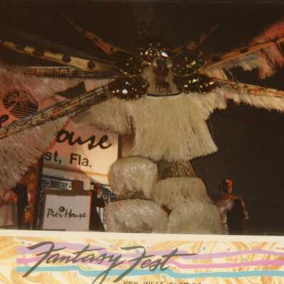 A float in front of the Pier House.