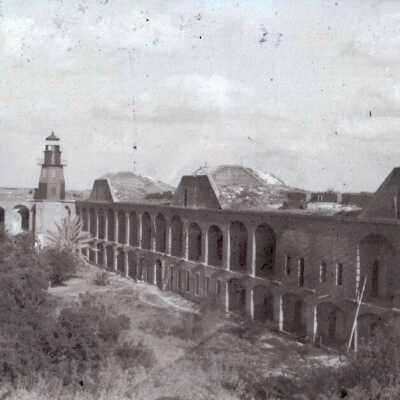 Fort Jefferson and Garden Key Lighthouse: Copyright: © Key West Art & Historical Society; Origformat: Print-Photographic; Resolution: 300 dpi
