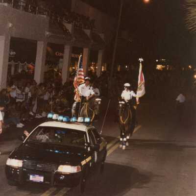 Cops opening the parade.