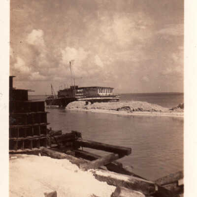 Old Seven Mile Bridge construction