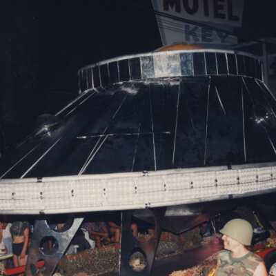 A float in the parade.