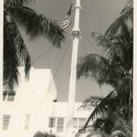 A flag on a military base