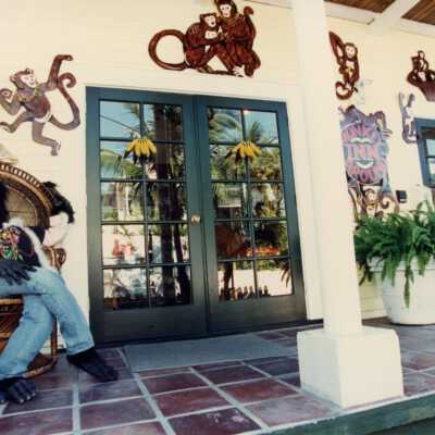 Tropical Inn decorated for Fantasy Fest.