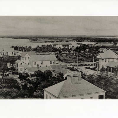Aerial View of Division Street at Garrison Bight