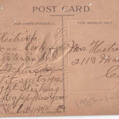  New Year Greetings: © Key West Art & Historical Society