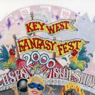 The Fantasy Fest 2000 t-shirt iron on.