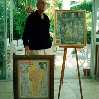 David Wolkowsky and Tennessee Williams paintings