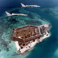 Aerial view of Fort Jefferson
