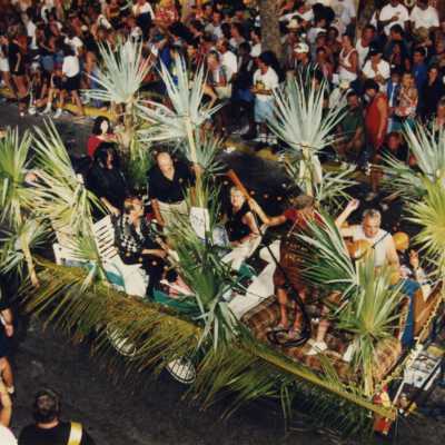 A float in the parade.