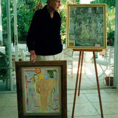 David Wolkowsky and Tennessee Williams paintings