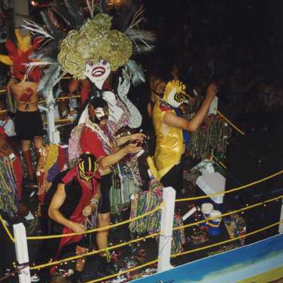 A float in the parade.