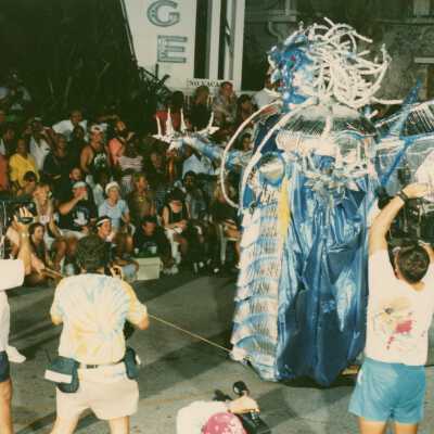 A float in the parade.