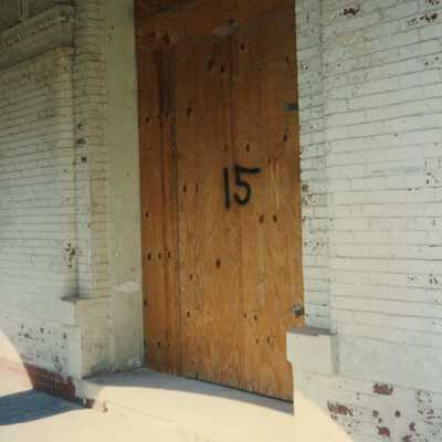 A window labeled number 15.