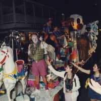A float in the parade.