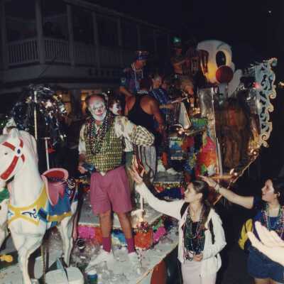 A float in the parade.