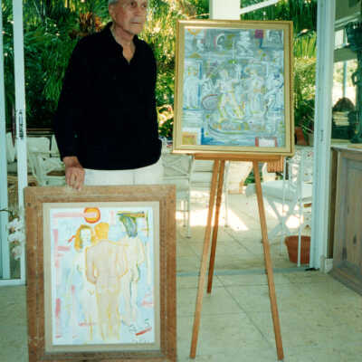 David Wolkowsky and Tennessee Williams paintings