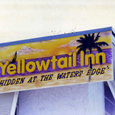 Yellowtail Inn Sign