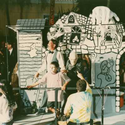 A float in the parade.