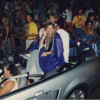 A float in the parade.