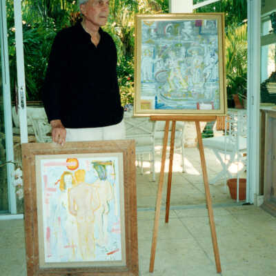 David Wolkowsky and Tennessee Williams paintings