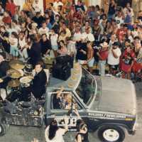 A float in the parade.