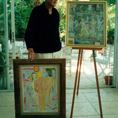 David Wolkowsky and Tennessee Williams paintings