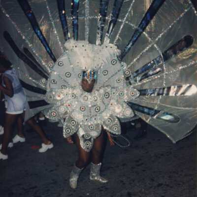 Unknown person dressed up.