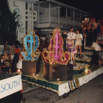 A float in the parade.