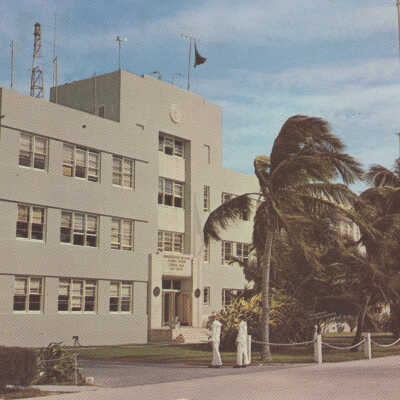 Administration Building at the U.S. Naval Base, Key West