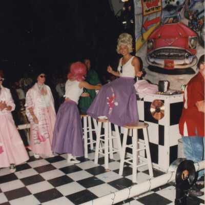 A float in the parade.