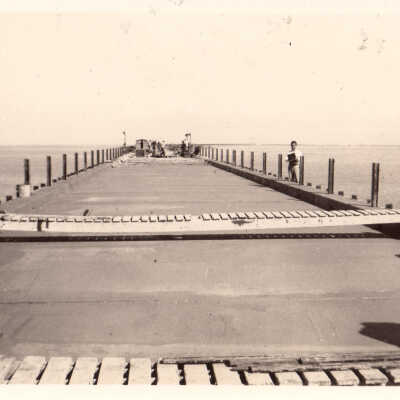 Old Seven Mile Bridge construction