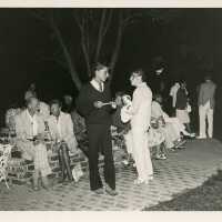 A group of people at a party