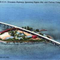 Overseas Highway Spanning Pigeon Key and Fishing Camp