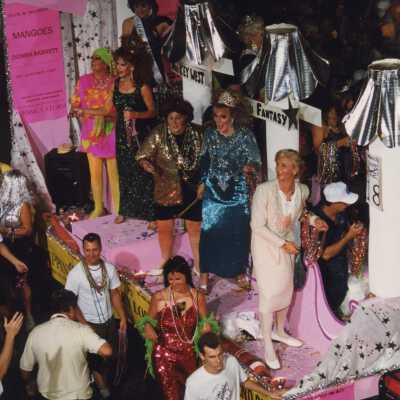 A float in the parade.