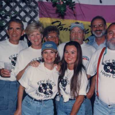 Unknown people at the award ceremony.